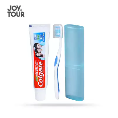 Travel portable wash set travel hotel standing wash cup set containing toothpaste toothbrush mouthwash Cup combination