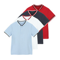 Kindergarten Garden clothes teacher work clothes 2022 new Inn College Wind short sleeve T-shirt junior high school uniforms class uniforms