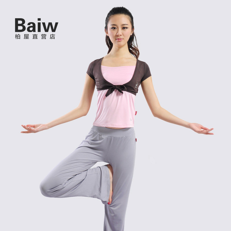 Cypress House Spring Summer Knotted Blouse Dance Yoga Dresses Woman's small open Shirt Gongfu Costume Square Dance Suit Blouse