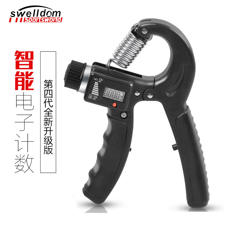 Electronic Counting Grip Device Professional Practice Hand Strength Men Adjustable Finger Hand Strength Arm Muscle Exercise Wrist Strength Grip Gauge