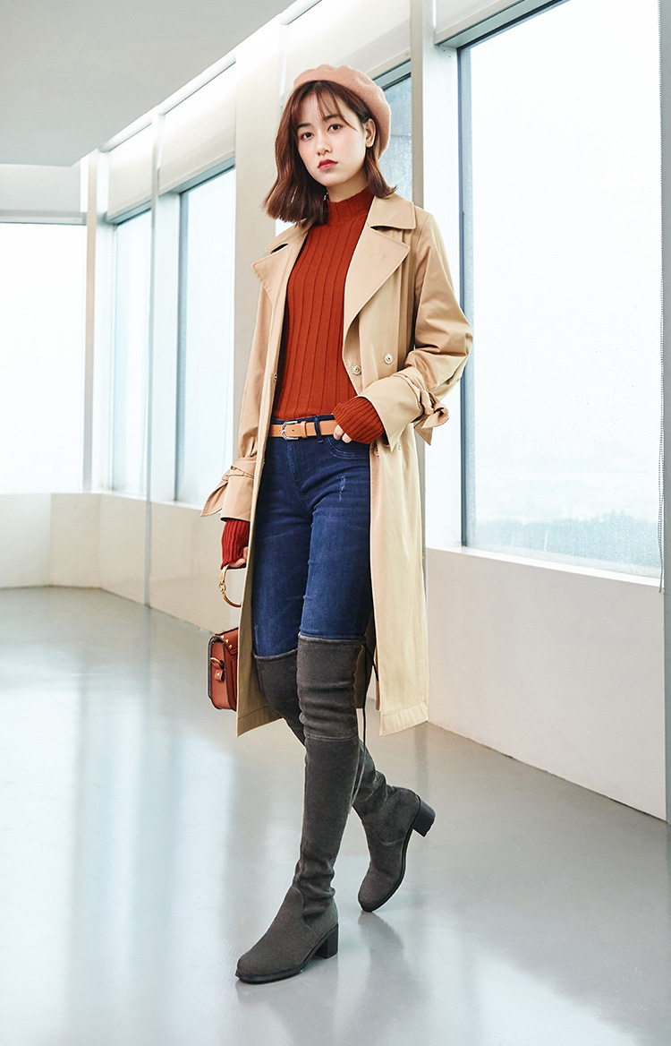 Trench pour femme GIRDEAR   en Polyester - Ref 3227355 Image 16