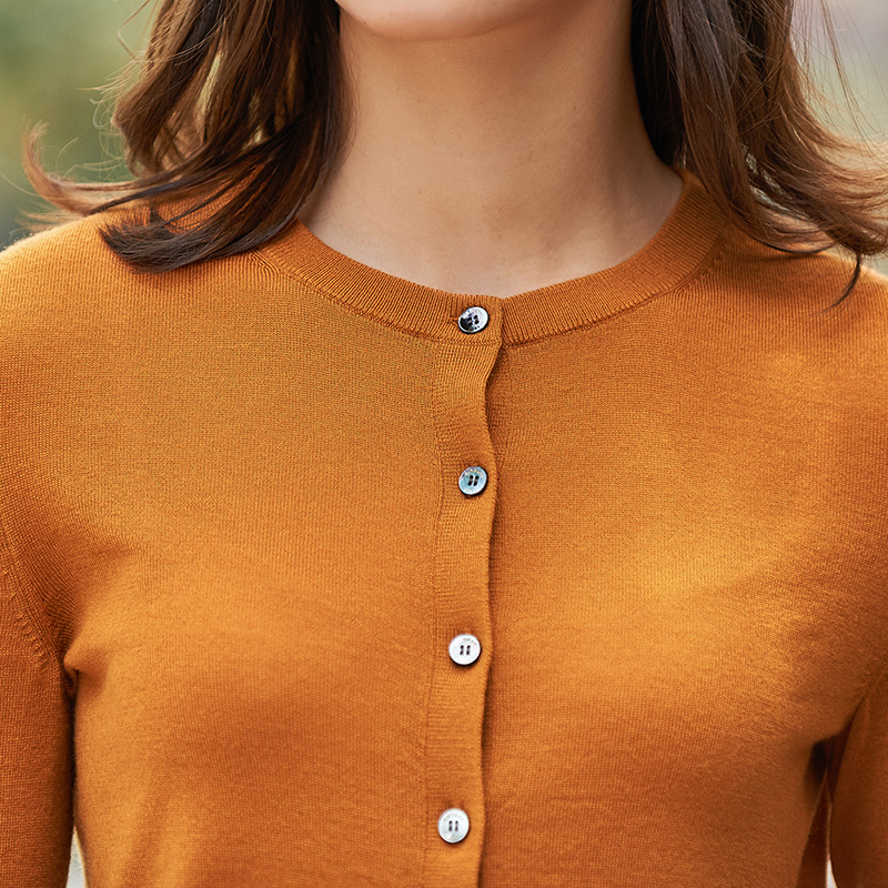 Cardigan GIRDEAR   en Laine - Ref 3228492 Image 4