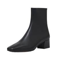 DEEP BREATH deep breath womens shoes side thick heel elegant nude boots high heel boots AX15202