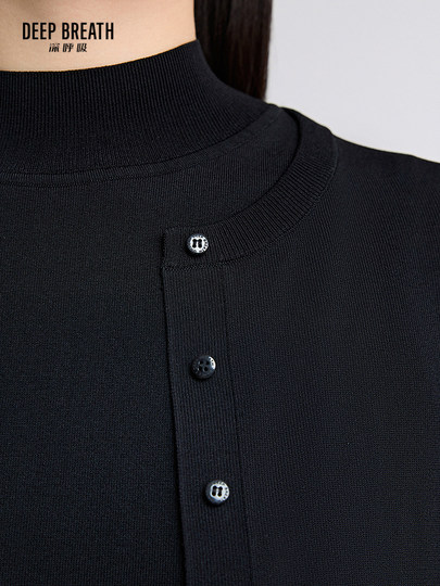 DEEP BREATH深呼吸新款轻薄冰丝防晒衣开衫夏短款针织衫女A400886