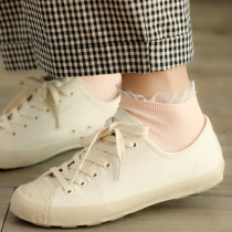 New products Summer thin web yarn lace lace gold silver silk short socks sweet and small fairy wind female cotton socks boat socks