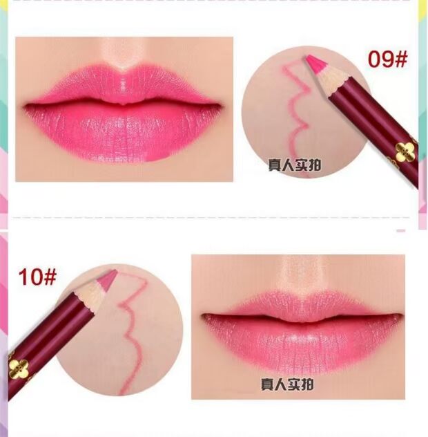 Son môi bút chì nhung mờ son môi màu nude không thấm nước không cắn cắn môi bút chì màu nude trang điểm đích thực 	son bút chì crayon	