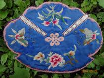 Hand embroidered Miao embroidery old embroidery National embroidery pine peach embroidery * HM series embroidery piece 314