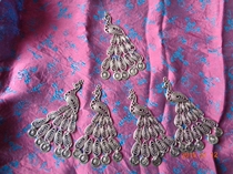Handmade DIY imitation old Silver Phoenix-Peacock 1