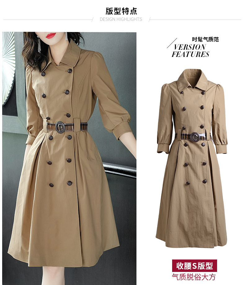 Trench pour femme LONYUASH    en Polyester - Ref 3227816 Image 16