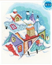 Cross stitch source file RTO M655 winter on roof
