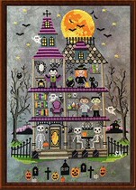 Cross-stitch source file Ghost House