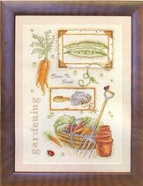 Cross stitch source file vegetable garden