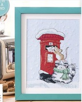 Cross stitch source file Send a letter in the snow