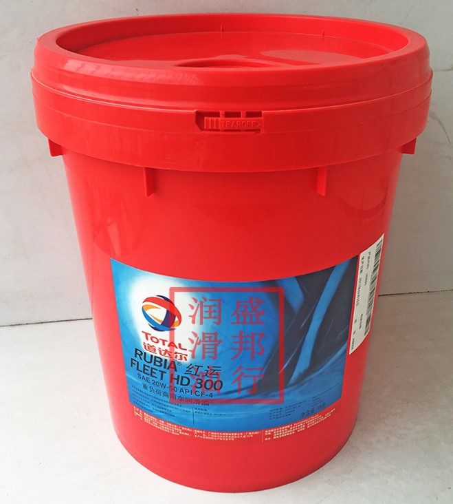 Total red transport FLEET HD300 15W-40 CF-4 multi-stage viscosity diesel engine oil