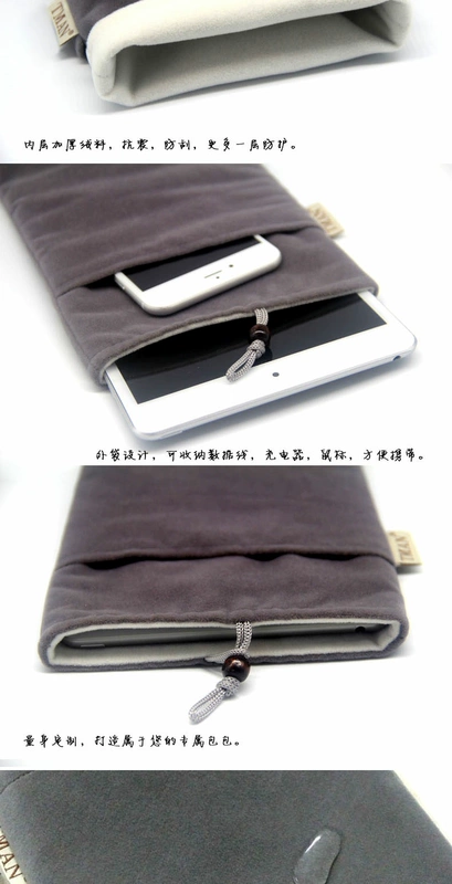 TMAN tablet túi Pouch mini4 2 3 của Apple Tablet Túi ipad - Phụ kiện máy tính bảng ốp ipad mini 5