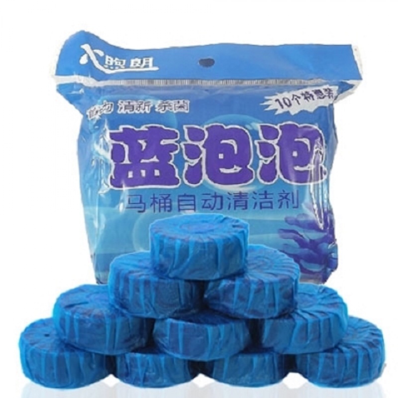 20 Blue Bubble with Toilet Bowl toilet Toilet Deodorant Toilet Solid Cleaners