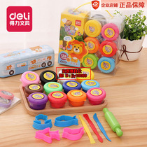 Able 6455 handmade color mud 12 color cups Rubber Clay Fun Mold Rich Space Clay Children Light Clay