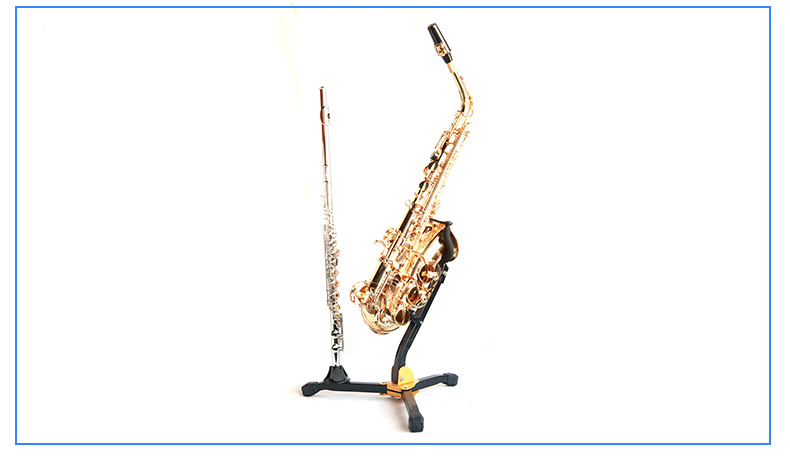 Saxophone khung màu đen ống sáo khung trung âm phụ oboe clarinet kệ dọc khung phụ kiện nhạc cụ Cách kẹp Capo guitar