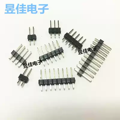 Single row straight needle 2 54mm pitch 1 * 2P3P4P5P6P7P8P9P10P12P14P-40P environmentally friendly gold plated