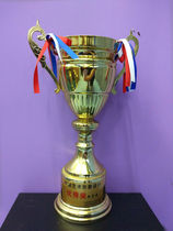 Metal trophy match event Football Basketball games Custom made number: 2011