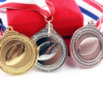 Rugby medal Stadium competition gold medal is gold and silver bronze trophy Super Bowl Vince-Lombardi Cup