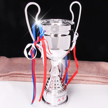 High-grade all-metal trophy Champions League football factory direct sales custom custom football trophy