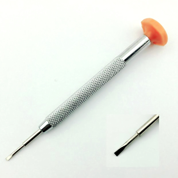 Glasses shop tool Spectacle frame dedicated flat-word screwdriver Universal glasses pile head screwdriver elastic tool