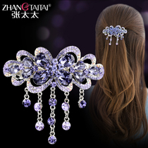 Advanced rhinestone big clip ancient tassel headwear hairclip top clip adult spring clip clip hair accessory top clip