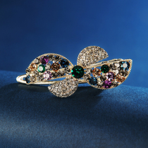 Korean version of rhinestone windmill hairclip headwear top clip hairpin Diamond Lady adult 2021 new fashion bangs hair accessories