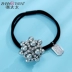 Bà Zhang buộc tóc mới dây thun giả ngọc trai rhinestone sợi dây tóc tinh tế nữ đơn giản ngọt ngào vòng đeo tóc - Phụ kiện tóc Phụ kiện tóc