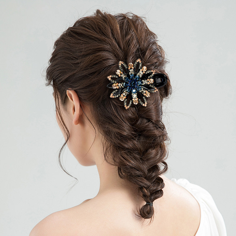 Hair Clip Lady Brief Hair Clip Hair Clip Head Decoration Back Brain Spoon Elegant Disc Hair Theiner Grip Hairpin Temperament Hairpin Hair Clip