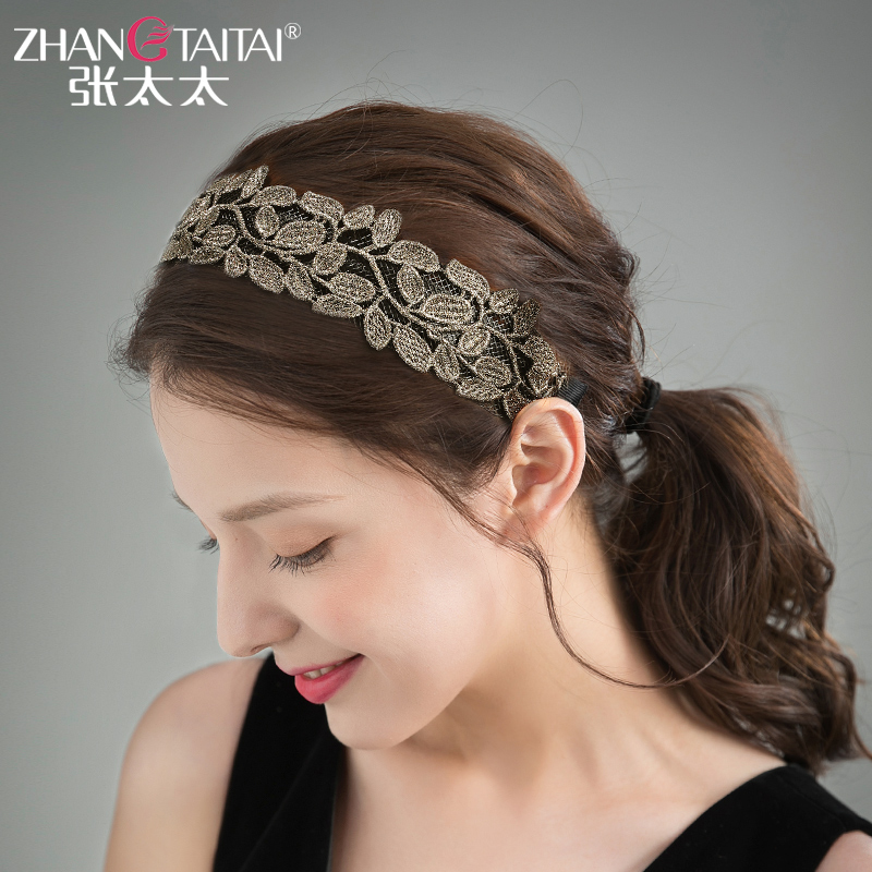 Mrs. Zhang's New Hair Stirrup Hairpin Clip Korea Brief Hair Clip Hair Clip Hair Trim Wide Side Hair Stirrup Hair Stirrup Embroidery Clip