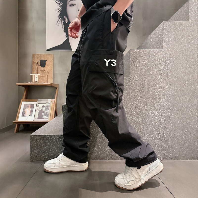 Mongifi Spring/Summer Trendy Brand Cargo Pants for Men, Straight-Leg Outdoor Quick-Dry Patchwork Cool Casual Pants Mongifi Spring/Summer Trendy Brand Cargo Pants for Men, Straight-Leg Outdoor Quick-Dry Patchwork Cool Casual Pants