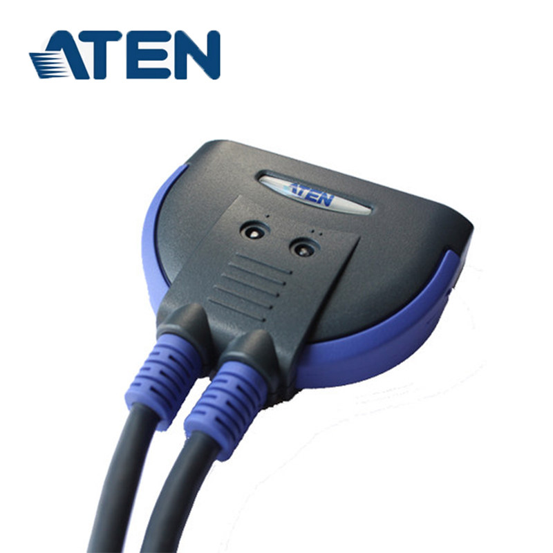 ATEN CS62S 2-port VGA switch with wire switch Two-port PS2 KVM computer switch
