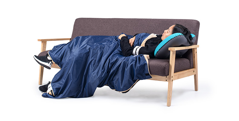 NH san hô nhung mini túi ngủ người lớn ngoài trời ngủ trưa siêu nhẹ di động du lịch bẩn bẩn túi ngủ đơn túi ngủ 2 người