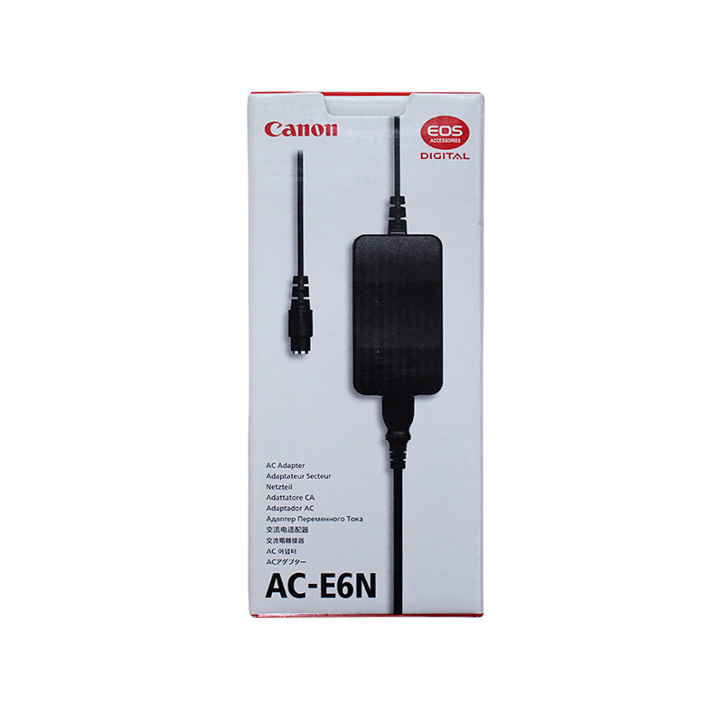 Canon SLR camera AC adapter AC-E6N (need to be used with DR-E6 E18) ace6n