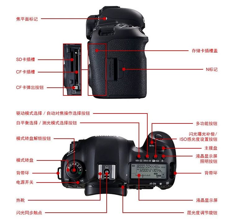 Canon / Canon EOS 5D Mark IV 5D4 Máy ảnh toàn thân đơn Canon Canon 5D4 - SLR kỹ thuật số chuyên nghiệp