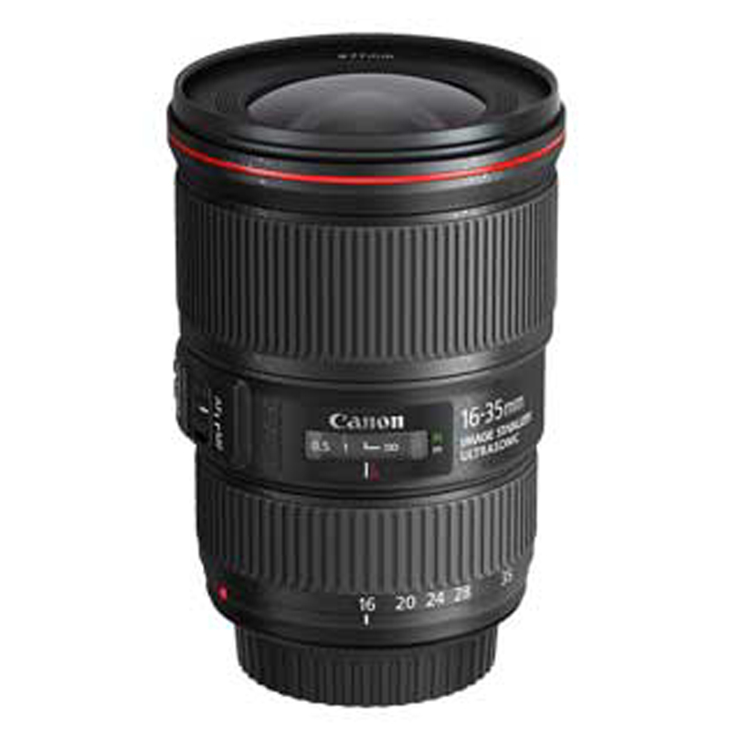 Canon full width angle zoom lens EF 16-35mm f 4L IS USM new 16-35 F4 spot