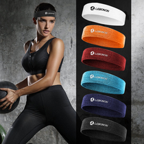 Sports hair with head band sweat with fitness basketball gear for running suction and sweat stop sweatshirt with perspiration headscarf male and female