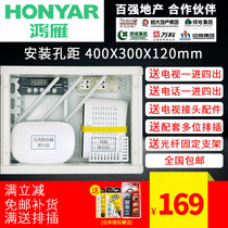 Hongyan weak box Household P multimedia fiber optic information box Router wiring box 400*300 weak box