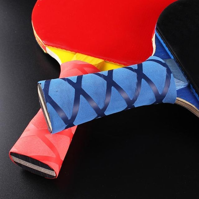 ໂຕະ tennis racket ມືກາວ wrapping tape sweat-absorbent anti-slip heat shrinkable handle rubber cover leather tennis handle hand glue sweat-absorbent tape