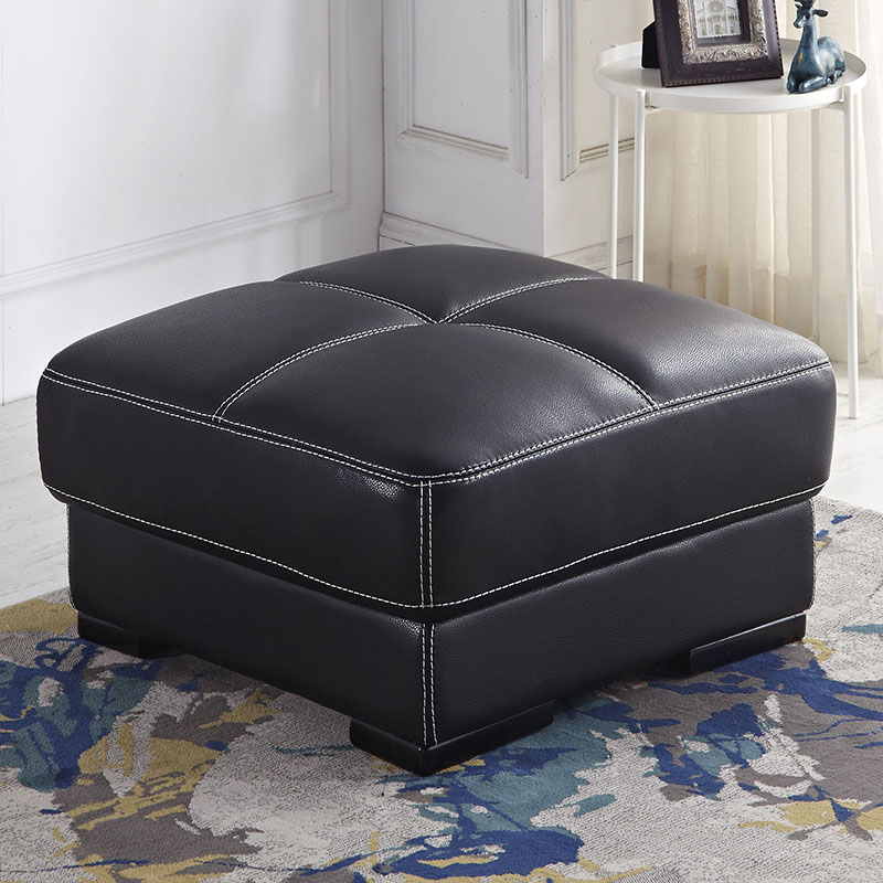 Sofa pedal single real leather sofa assorted pedalling living-room home sofa stool square pier footrest footrest cushion foot-Taobao