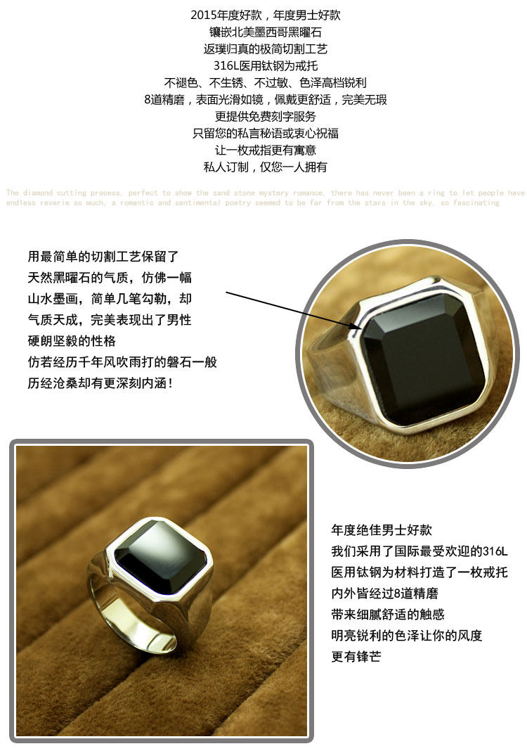 Bague homme OTHER   en Acier au titane - Ref 3087808 Image 23