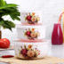 hộp đựng cơm cắm điện Xương sứ hộp cơm trưa lò vi sóng hộp ăn trưa hộp tươi bát sứ hộp cơm ba mảnh có nắp đậy - Hộp cơm điện sưởi ấm hộp cơm điện 3 tầng loại nào tốt Hộp cơm điện sưởi ấm