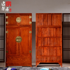 Шкаф 逸馨红木顶箱柜缅甸花梨木大衣柜中式实木储物柜大果紫檀卧室家具