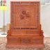 Dongyang woodcarving hiên vách ngăn hộp màn hình chạm khắc chạm nổi hai mặt màn hình ghế gỗ rắn màn hình sàn - Màn hình / Cửa sổ