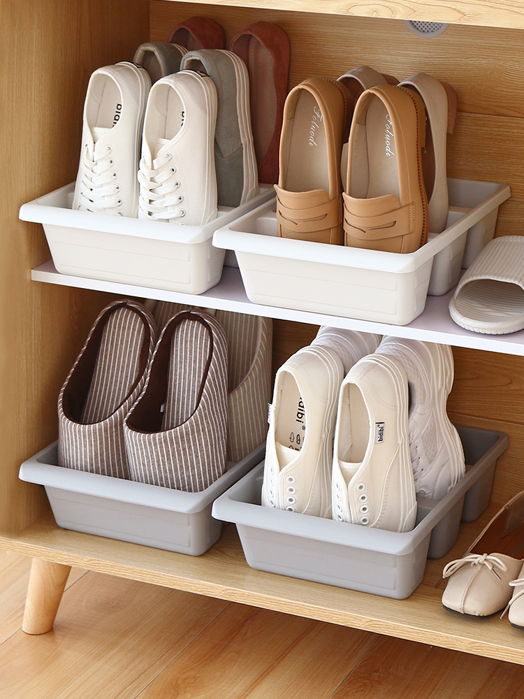 5-pack space-saving household shoe storage shelf Shoe rack Shoe cabinet artifact finishing rack Shoe storage student dormitory artifact