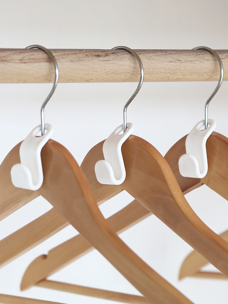 6-pack Fengquan multi-function hangers connect hooks Strong load-bearing household wardrobe storage artifact space-saving clothes