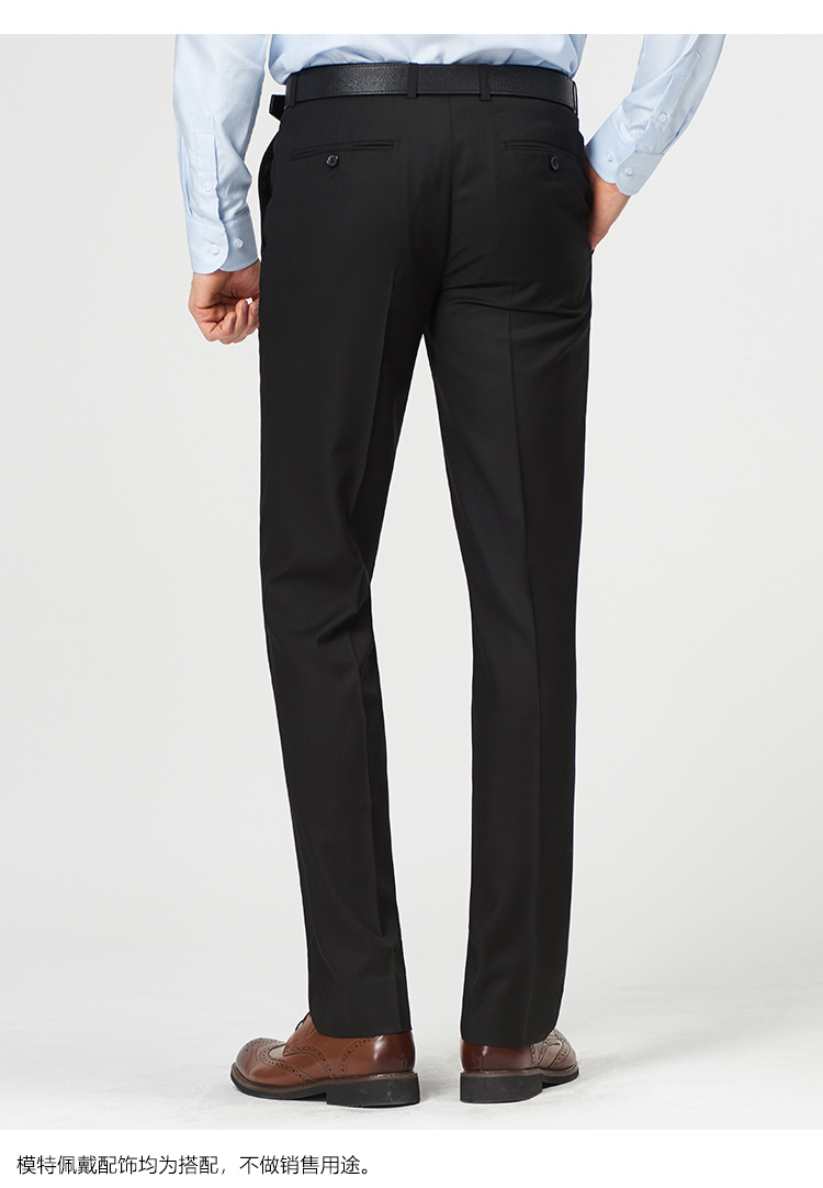 Firs / Shanshan 2018 Thu mới Quần yếm màu sắc trẻ trung Quần dài Business Casual Straight Slim Suit Quần nam quần âu trắng
