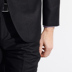 Shanshan Phù hợp với nam giới Slim Business Váy đen Váy cưới thoi trang nam Suit phù hợp